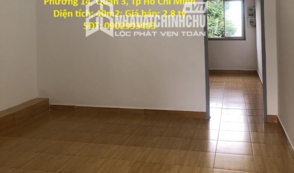 CĂN CHUNG CƯ FULL TIỆN ÍCH - GIÁ TỐT BÁN NHANH CĂN CHUNG CƯ VỊ TRÍ ĐẸP tại quận 3, TPHCM